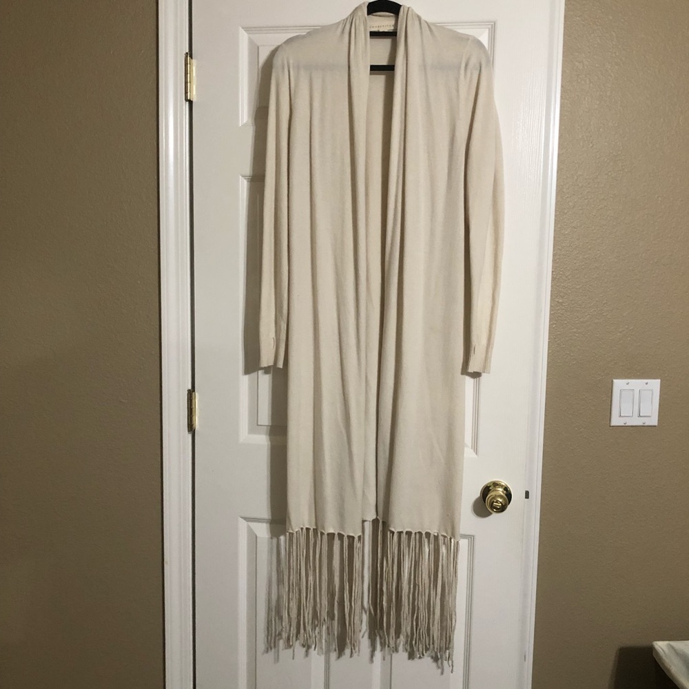 Love Stitch fringe cardigan